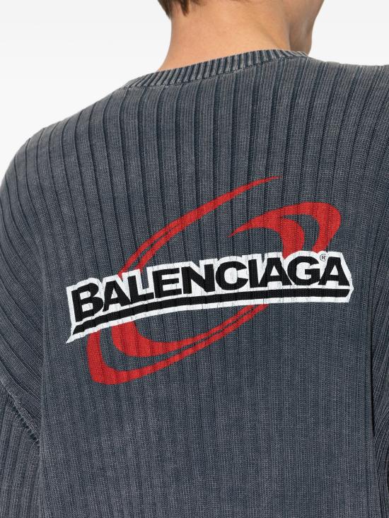 26SS 발렌시아가 스웨터 865813T3442 4003 LIGHTBLUE - BALENCIAGA