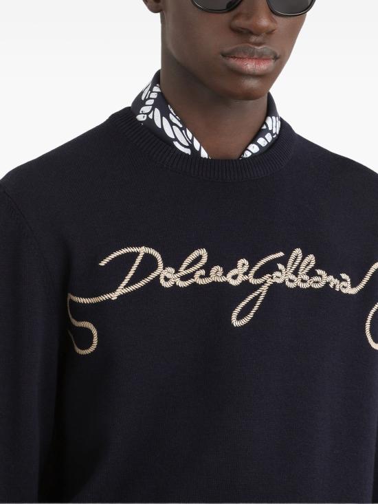 26FW 돌체앤가바나 스웨터 GXX02ZJDVIR B0665 BLUSCURISM - DOLCE & GABBANA