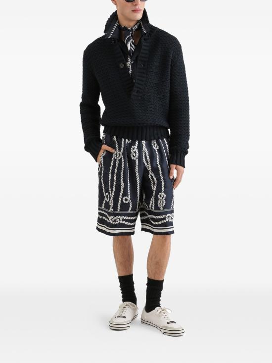 26FW 돌체앤가바나 스트레이트 팬츠 GV37ATHI143 HB6EZ BLUNAVY - DOLCE & GABBANA