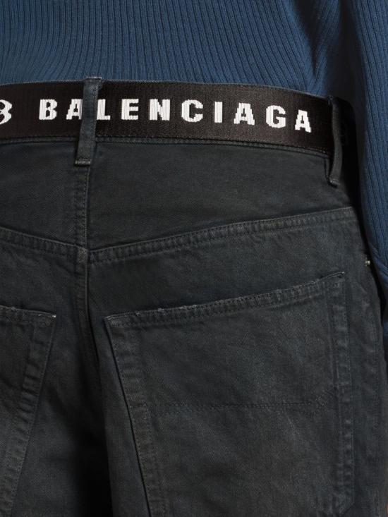 26SS 발렌시아가 벨트 코튼 쇼츠 871361TQW56 2279 DBROWNBLK - BALENCIAGA