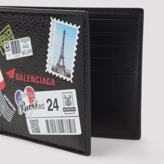 26SS 발렌시아가 가죽소품 8671482ACHI 1084 BLACKMULTI - BALENCIAGA