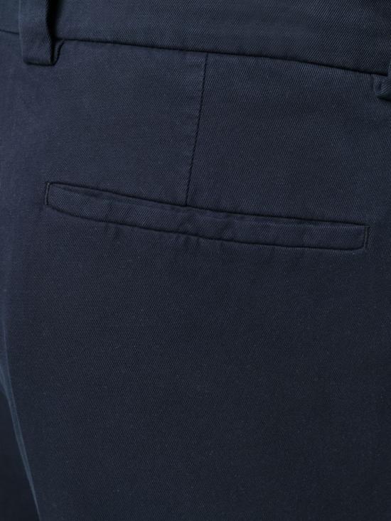 26FW 브루넬로 쿠치넬리 플리츠 레저 코튼 개버딘 팬츠 M252DE1450 C2517 NAVY - BRUNELLO CUCINELLI