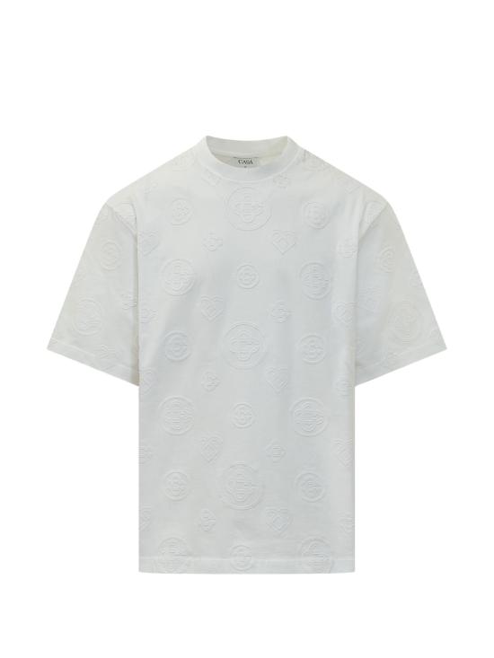 26FW 카사블랑카 반팔 티셔츠 MAW26JTS04402 WHITE