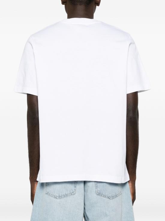 26FW 카사블랑카 반팔 티셔츠 MAW26JTS00106 WHITE - CASABLANCA