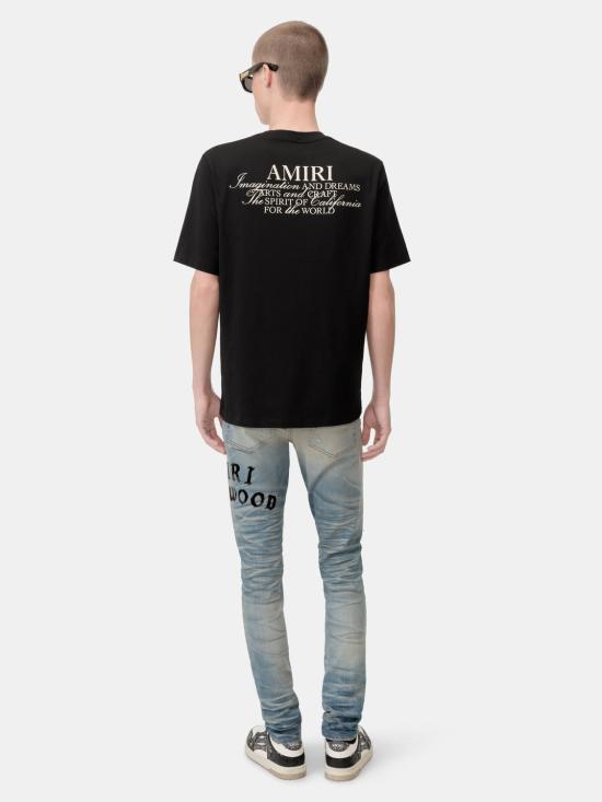 26FW 아미리 반팔 티셔츠 AM326JR020 856 ASHLEYBLUE - AMIRI