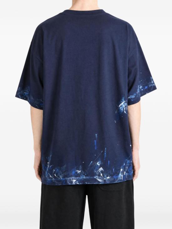 26FW 발렌시아가 반팔 티셔츠 764235TUVJ7 8065 NAVY - BALENCIAGA