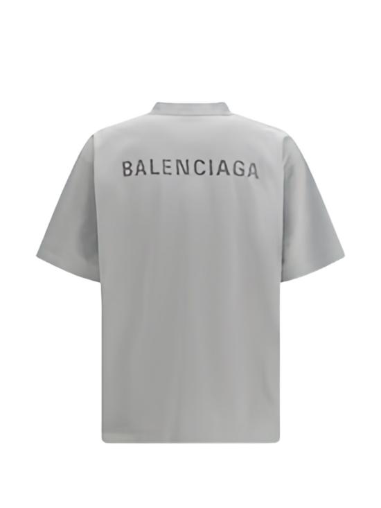 26SS 발렌시아가 백 미디엄 핏 티셔츠 764235TTVF9 9243 BLNCGGRY - BALENCIAGA