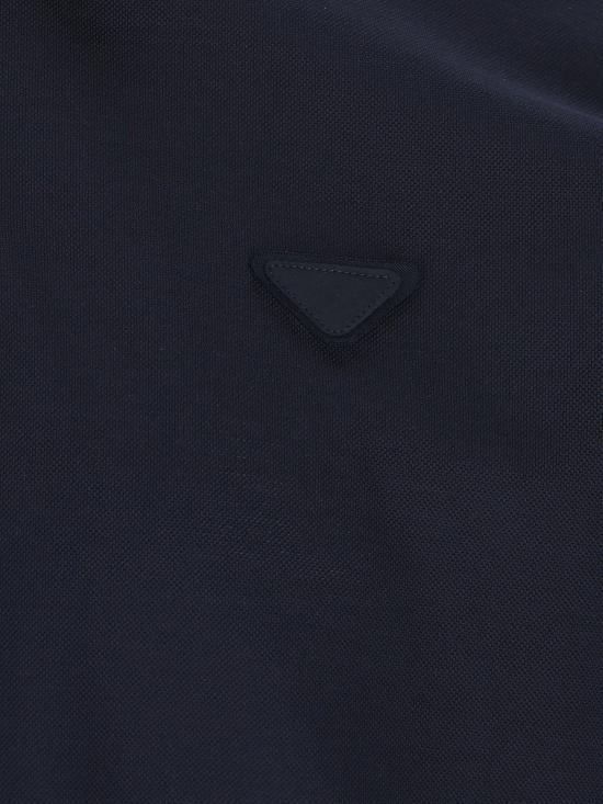 26FW 프라다 로고 모티프 폴로 셔츠 UJN4441867 F0124 NAVY - PRADA
