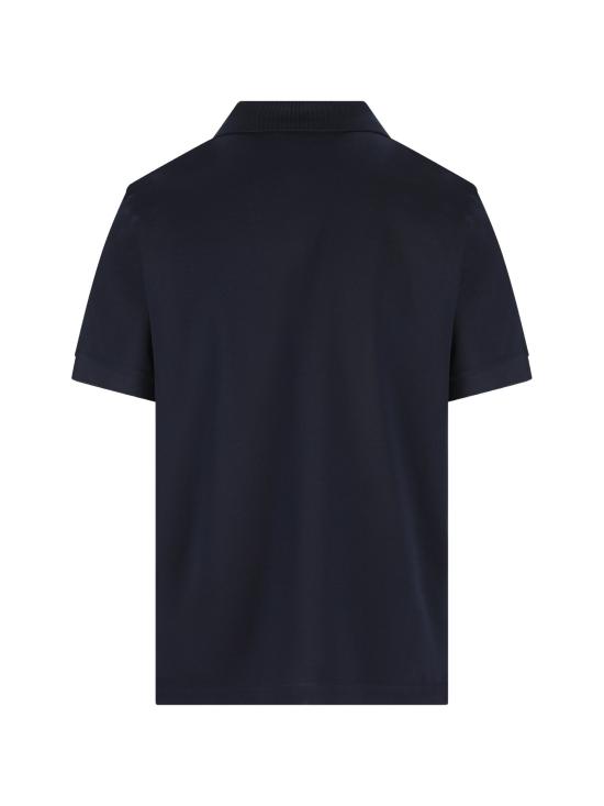 26FW 프라다 로고 모티프 폴로 셔츠 UJN4441867 F0124 NAVY