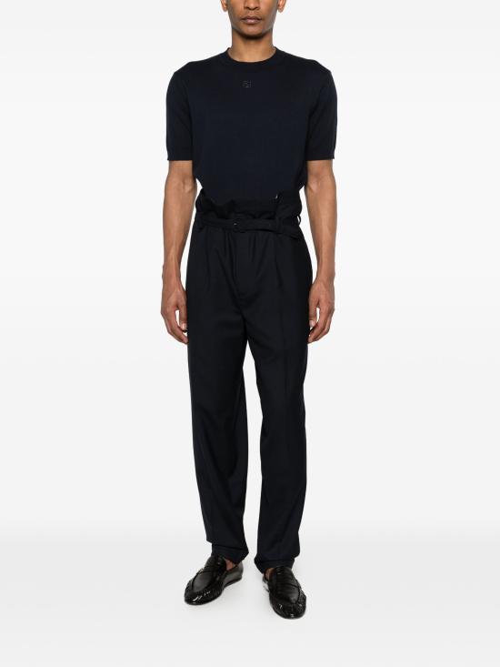 26SS 펜디 코튼 캐시미어 스웨터 FZY443AYYG F0QB0 NAVY - FENDI