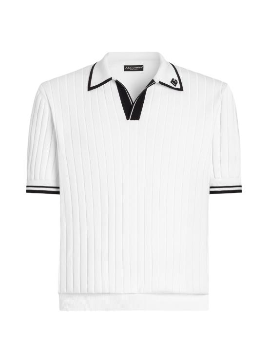 26FW 돌체앤가바나 폴로 티셔츠 GXZCMZJBCK8 W1002 BIANCOBLU