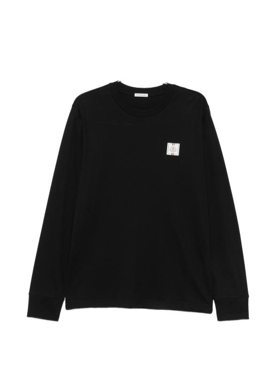 26FW 몽클레어 긴팔 티셔츠 L20918D0001389B8Q 999 BLACK