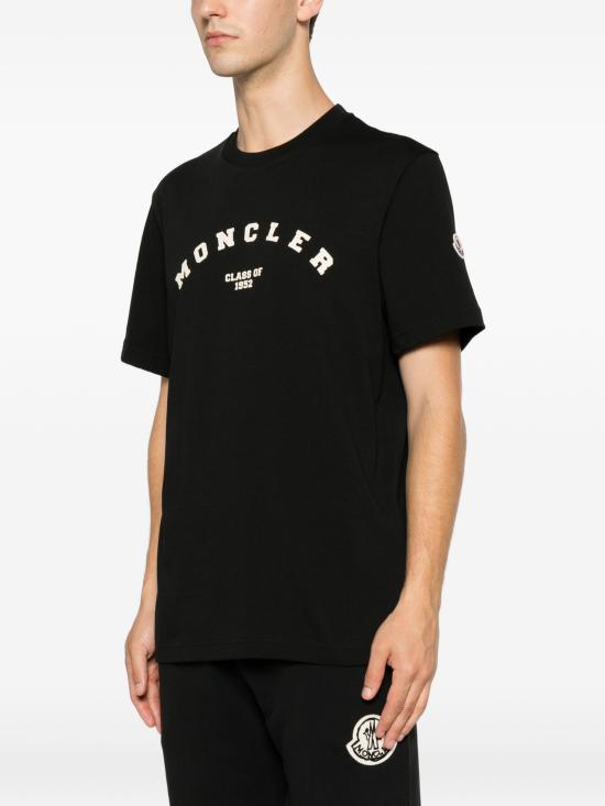 26FW 몽클레어 반팔 티셔츠 L20918C0000489AUG 999 BLACK - MONCLER