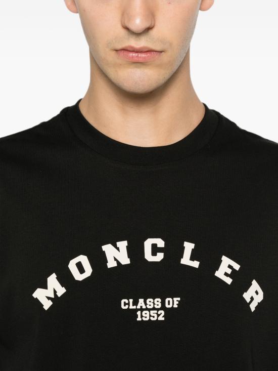 26FW 몽클레어 반팔 티셔츠 L20918C0000489AUG 999 BLACK - MONCLER