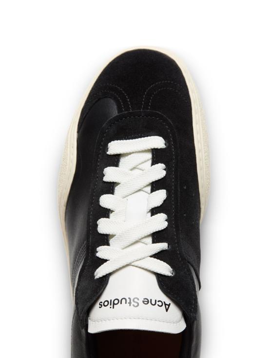 26FW 아크네 스튜디오 레더 스니커즈 BD0378 J83 BLACKWHITE - ACNE STUDIOS