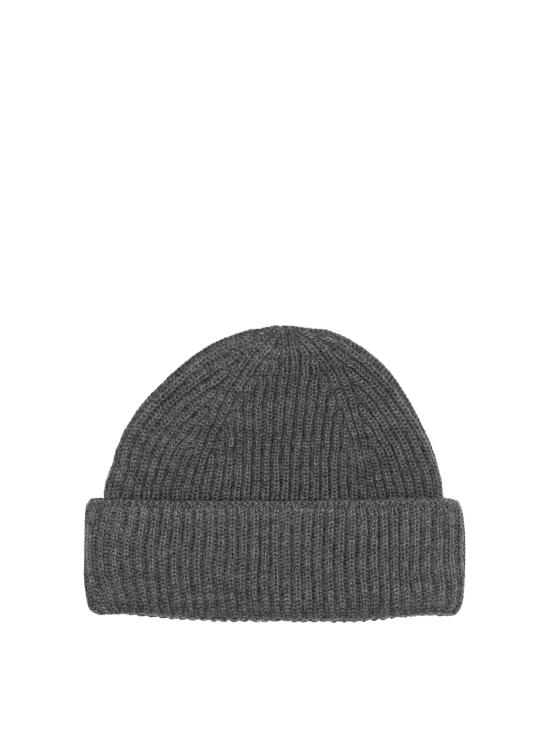 26FW 메종키츠네 폭스 헤드 라지 비니 PM06112KT1022H170 GREY - MAISON KITSUNE