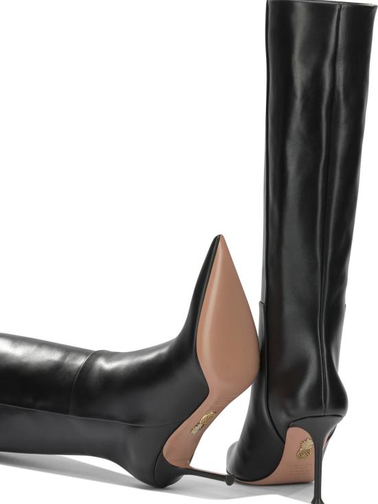 26FW 아쿠아주라 부츠 HRPMIDB1CFI000 BLACK - AQUAZZURA