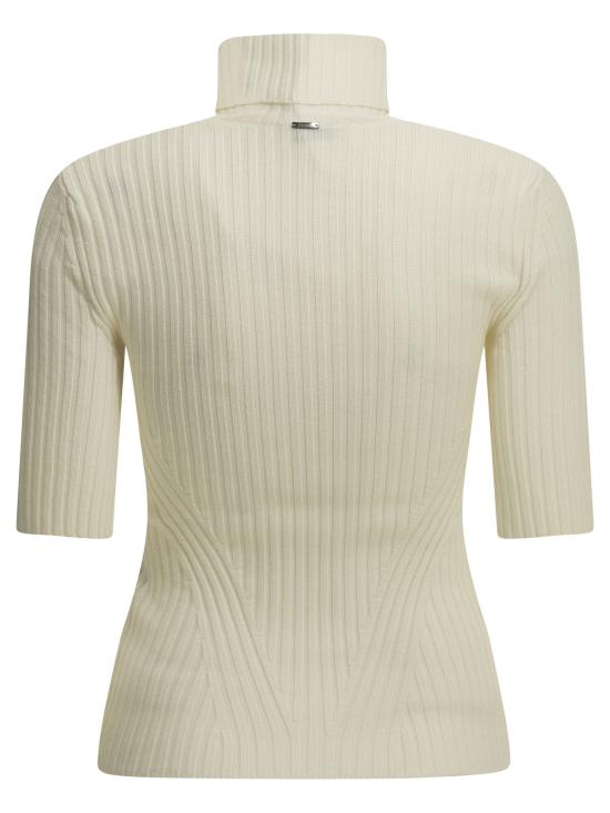26FW 에르노 리브 스티치 울 터틀넥 ML000085D703871000 WHITE - HERNO