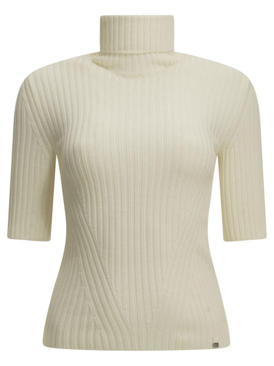 26FW 에르노 리브 스티치 울 터틀넥 ML000085D703871000 WHITE