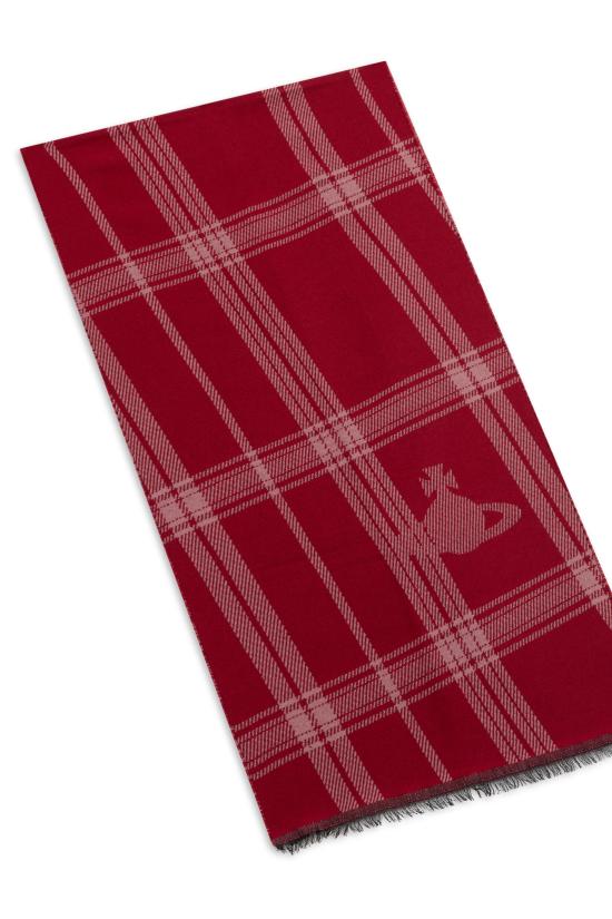26FW 비비안웨스트우드 머플러/스카프 8103014SW01MVH401 Burgundy - VIVIENNE WESTWOOD