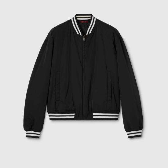 26FW 구찌 리버서블 나일론 트윌 지퍼 재킷 851254ZAT3D 1000 BLACK
