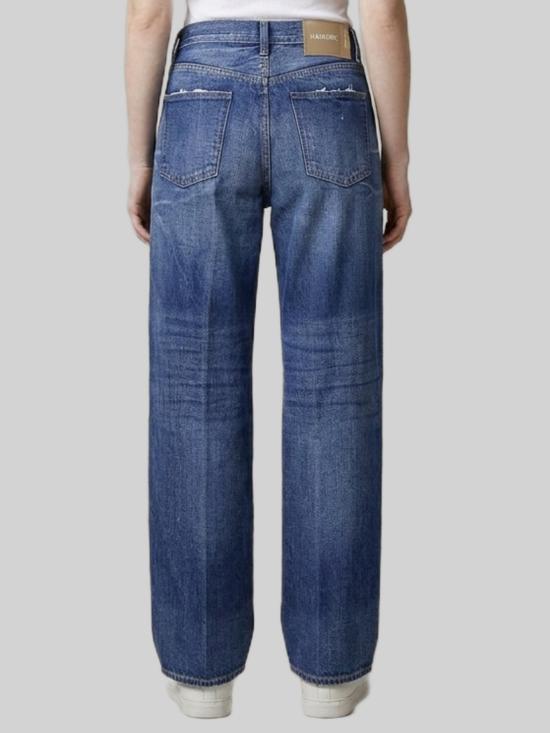 26FW 하이쿠레 스트레이트 팬츠 HEW03296DF207 L0944 BLUE - HAIKURE