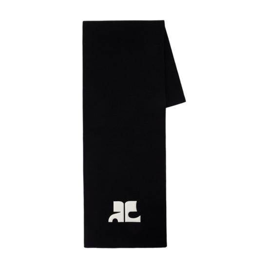 26FW 쿠레쥬 머플러/스카프 626TEC038FI00909999 BLACK - COURREGES