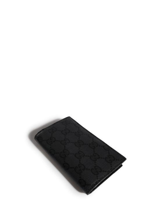 26FW 구찌 GG 캔버스 카드 지갑 876421FAF8A 1000 BLACK - GUCCI