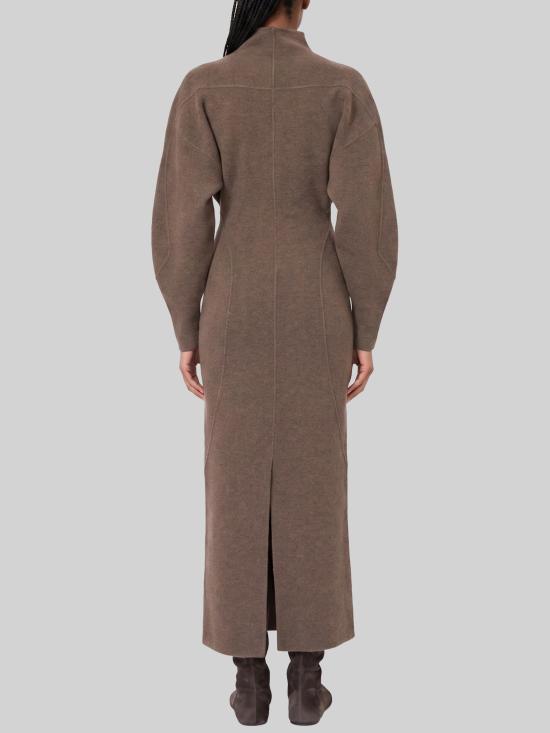 26FW 막스마라 미디 원피스 2621626013600273F 002 BROWN - MAX MARA