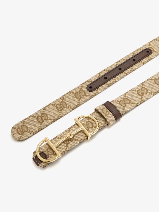 26FW 구찌 홀스빗 버클 리버시블 벨트 A001V4FAF7J 9651 BEIGE - GUCCI