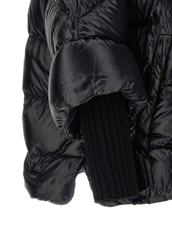 26FW 에르노 하이넥 퀼팅 케이프 다운 재킷 PI002256D12017Z9300 BLACK - HERNO
