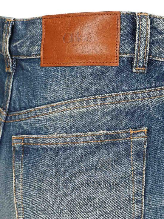 26FW 끌로에 스트레이트 팬츠 CH26ADP4315940B BLUE - CHLOE