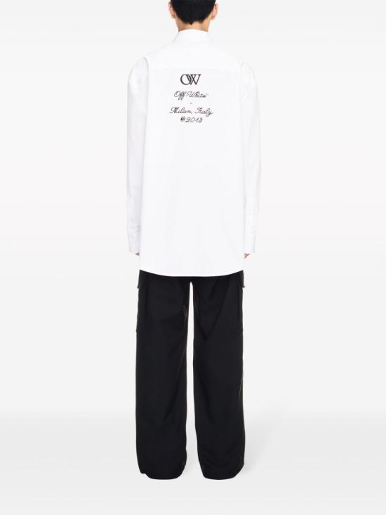  오프화이트 셔츠 OMGE004S24FAB0020110 WHITE - OFF WHITE
