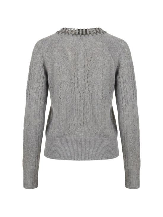  에르마노 설비노 가디건 D495N318RCTZTWN1704 AI26 GREY - ERMANNO SCERVINO