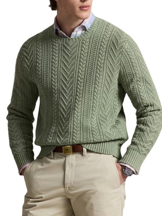 26FW 폴로 랄프로렌 니트웨어 710B17977001 Green - POLO RALPH LAUREN