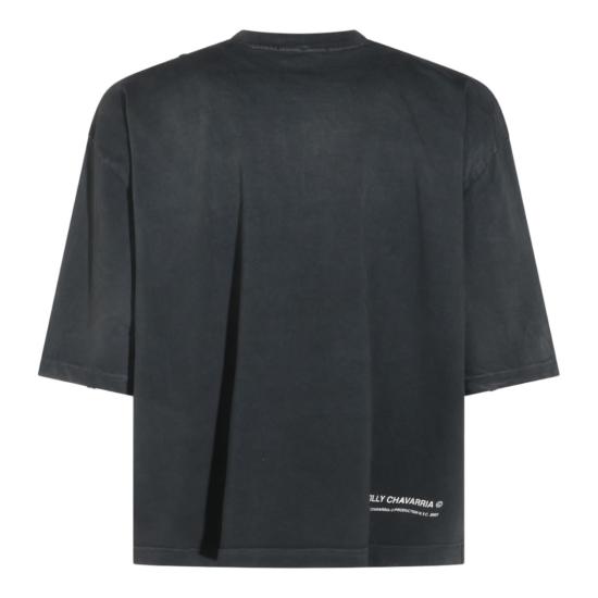 26FW 윌리 차바리아 반팔 티셔츠 MUJTE012061N001 Black - WILLY CHAVARRIA