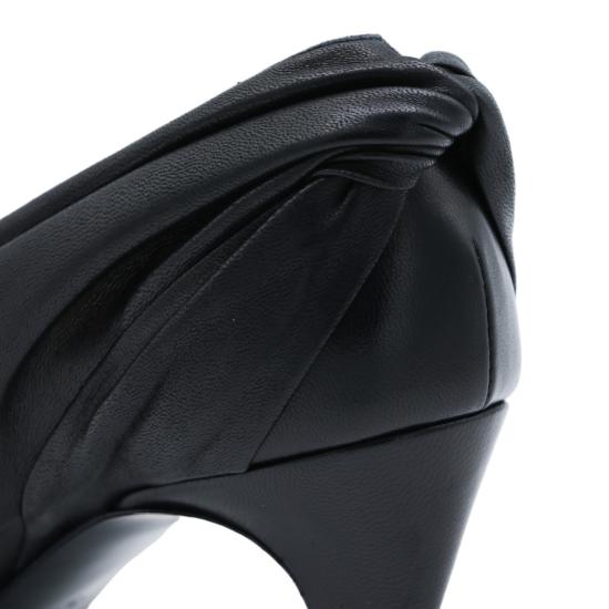 26FW 케이트 힐/펌프스 F20591012200 Black - KHAITE