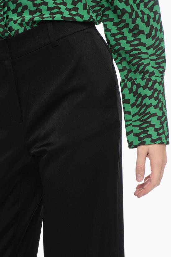  마이클 코어스 스트레이트 팬츠 MH330K299G SATIN CREP 001BLACK - MICHAEL KORS