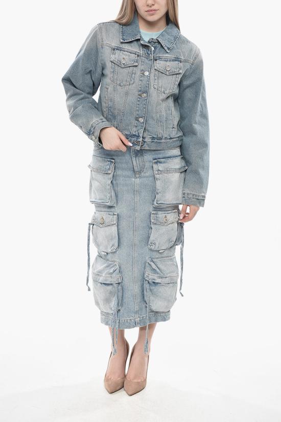  빅토리아 베컴 데님 자켓 1125DJK006006A PALE BLUE WASH Light blue - VICTORIA BECKHAM