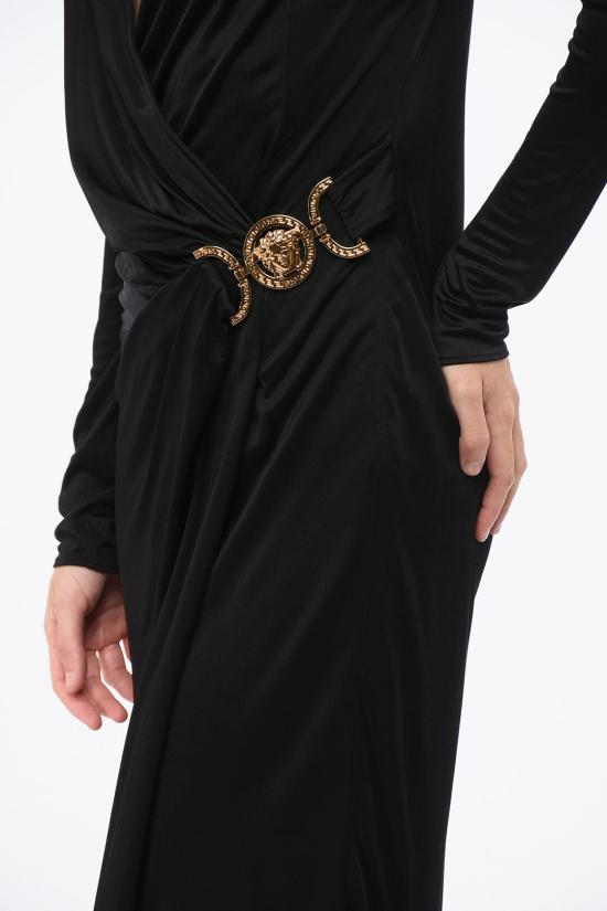  베르사체 롱 원피스 1016412 1A10183 1B000 Black - VERSACE