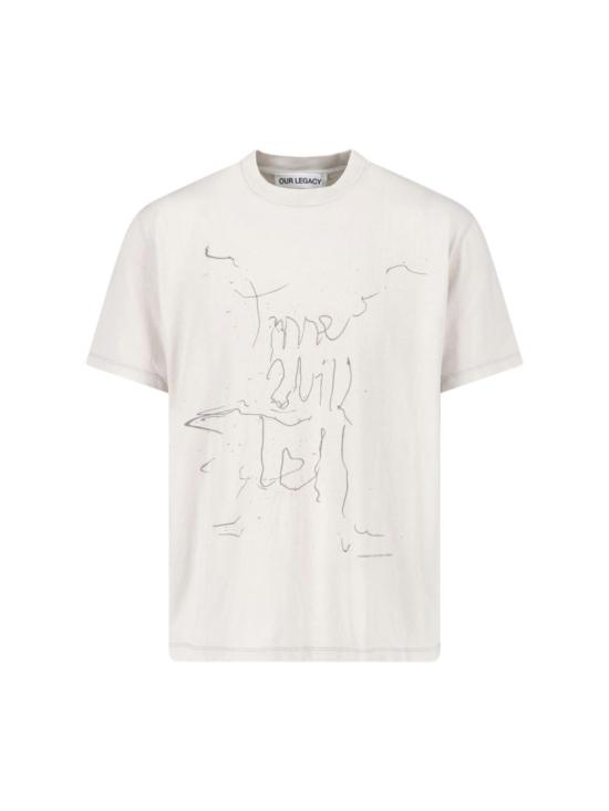 26FW 아워레가시 엔드리스 웨딩 프린트 박스 티셔츠 M4266BEENDLESS WEDDING PRINT Neutrals