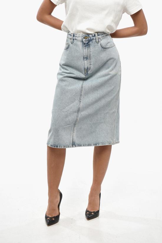  토템 데님 스커트 243 WRB0193 FB0045 184C Blue
