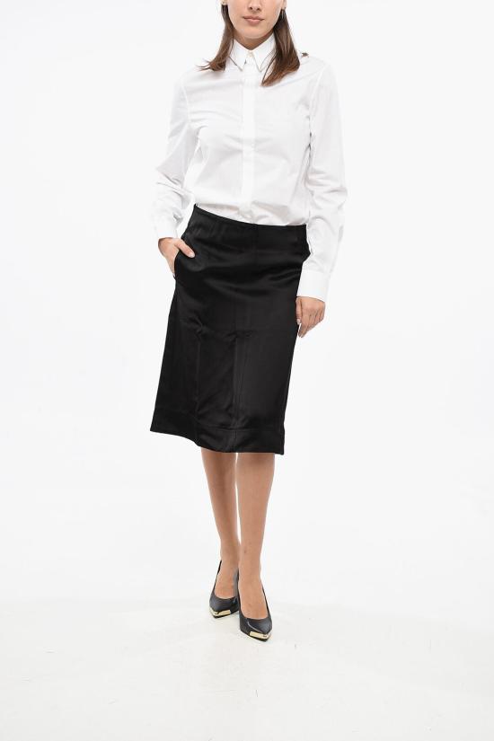  토템 롱 스커트 244 WRB0227 FB0208 001 Black - TOTEME