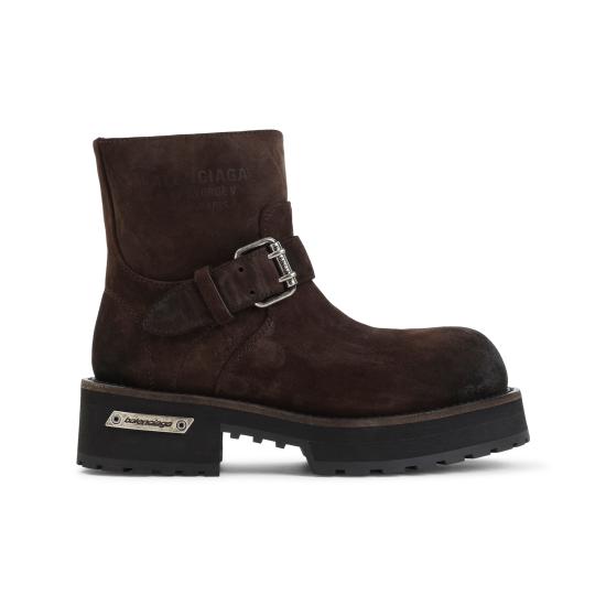 26FW 발렌시아가 부츠 873435 WCB43 2981 ESPRESSO SILVER - BALENCIAGA