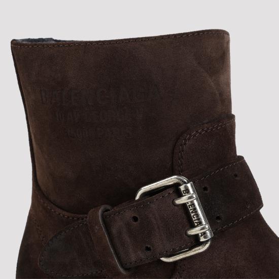 26FW 발렌시아가 부츠 873435 WCB43 2981 ESPRESSO SILVER - BALENCIAGA