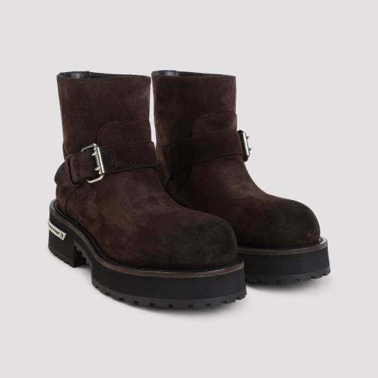 26FW 발렌시아가 부츠 873435 WCB43 2981 ESPRESSO SILVER - BALENCIAGA