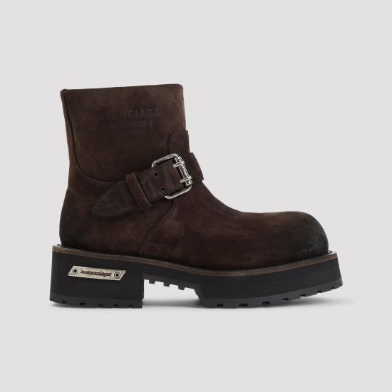 26FW 발렌시아가 부츠 873435 WCB43 2981 ESPRESSO SILVER - BALENCIAGA