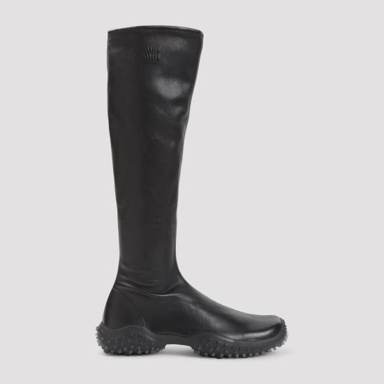 26FW 미우미우 스트레치 나파 레더 부츠 5W805EFA045 L68 F0002 NERO - MIU MIU