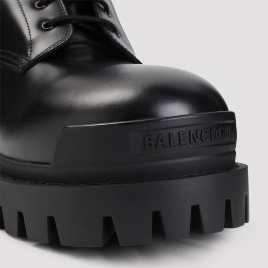 26FW 발렌시아가 스트라이크 집 레더 부츠 844967 WA960 1000 BLACK - BALENCIAGA