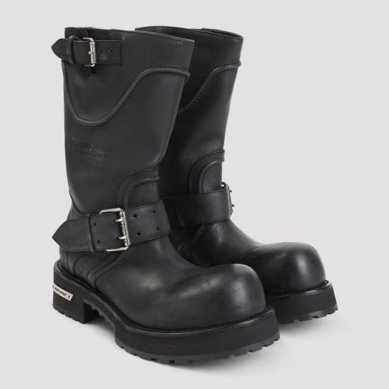 26FW 발렌시아가 베놈 부츠 833581 WCAL1 1080 BLACK SILVER - BALENCIAGA